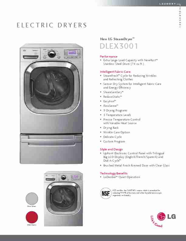 LG Electronics Clothes Dryer DLEX3001-page_pdf